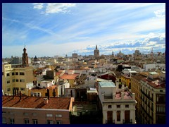 Views from Torres de Serranos 35 - Old town with the cathedral in the center